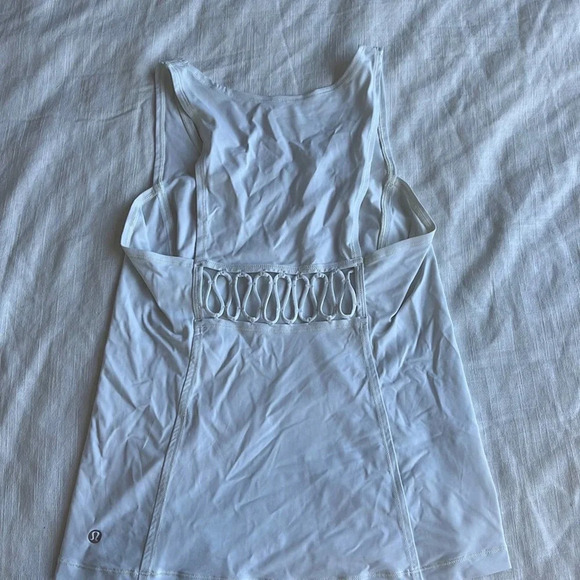 Lululemon white tank top 6 - Picture 1 of 7